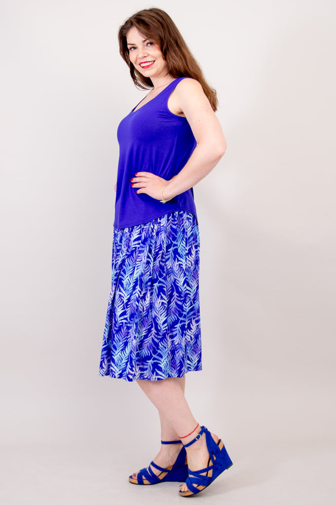 Eco-Friendly Hazel Skirt - Palma Style Linen Bamboo Blend for Women | Perfect for Summer Outfits, Beach Vacations & Casual Wear