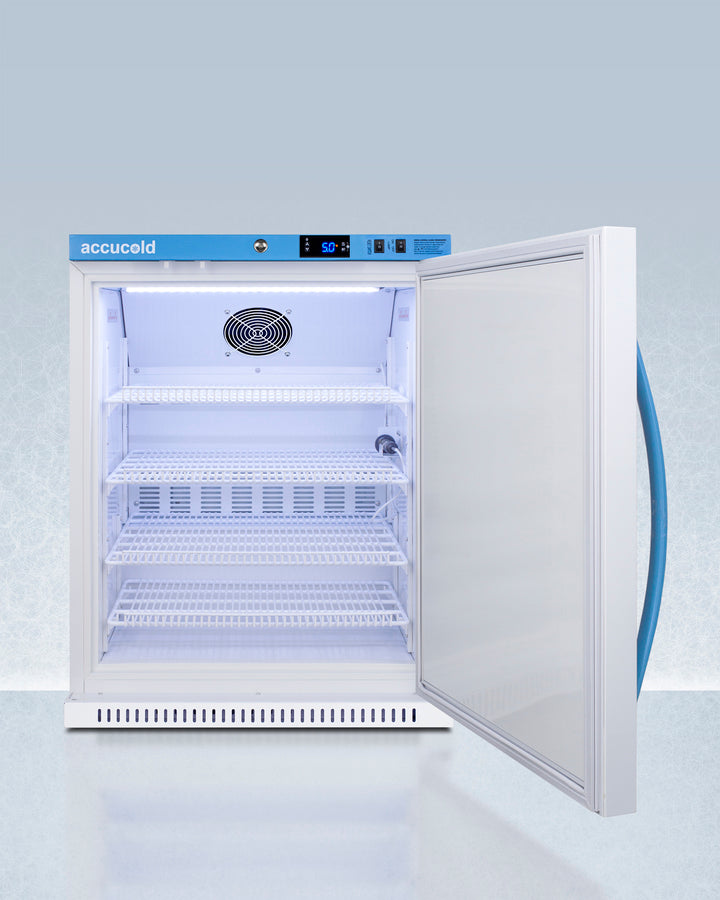 Accucold 6 Cu.Ft. Medical Vaccine Refrigerator with ADA Compliant Height - ARS62PVBIADA | Perfect for Clinics, Pharmacies & Vaccine Storage Facilities