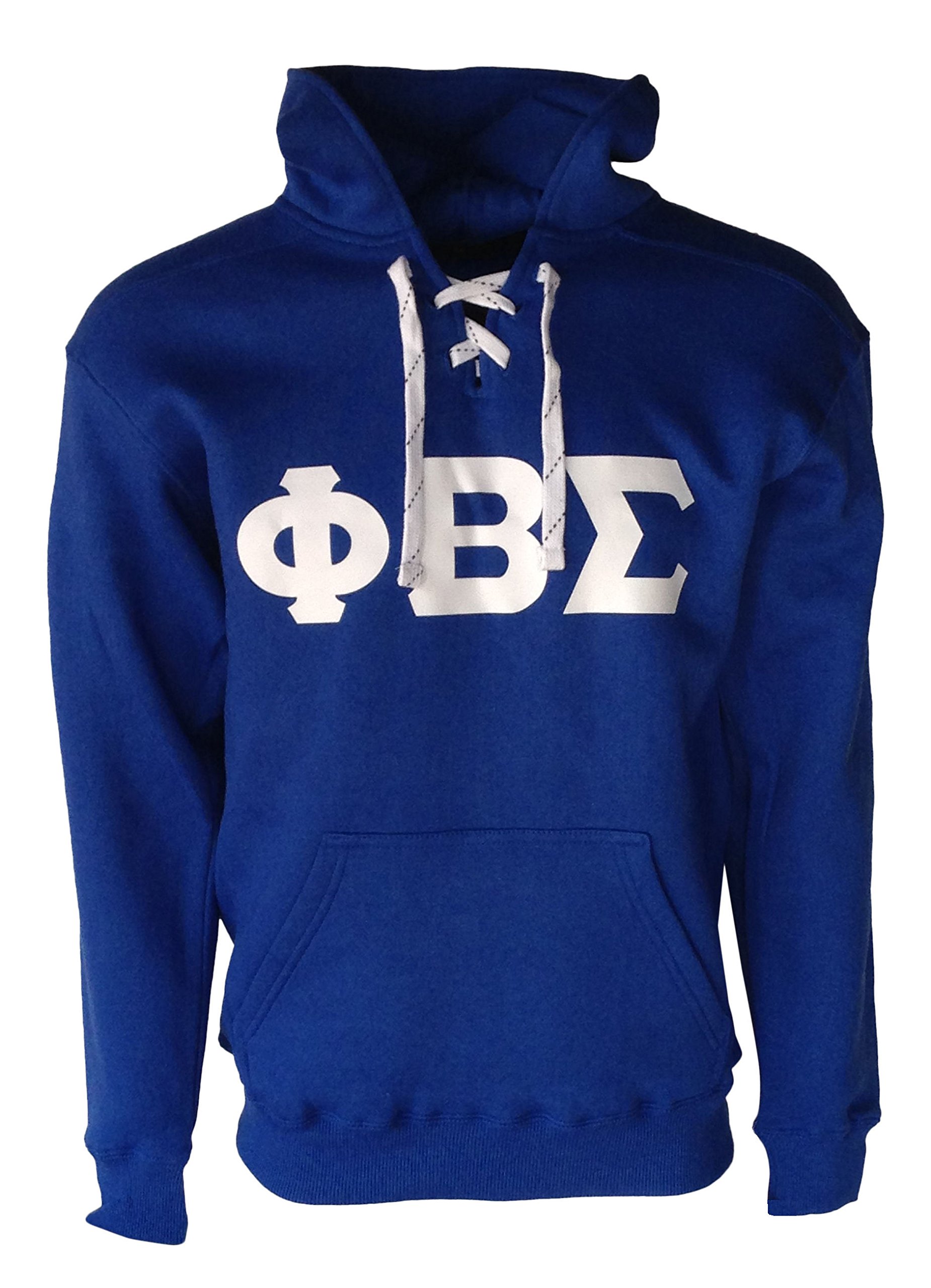 Phi Beta Sigma Sports Lace Hooded Sweatshirt - Greek Letter Hoodie for College Fraternity & Sorority - Perfect for Campus Events, Sports Games, and Group Activities