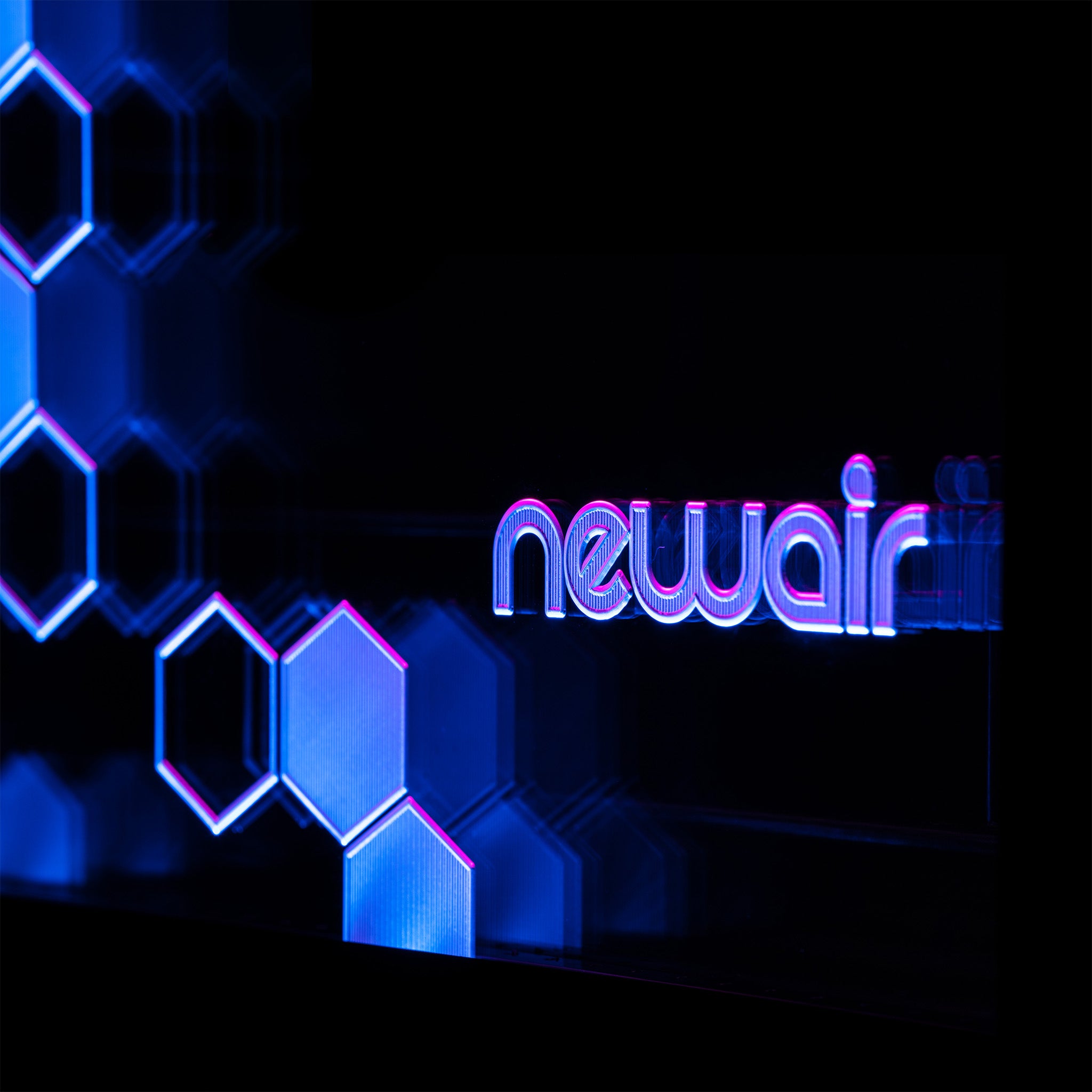 Newair® Prismatic™ Series 85 Can Beverage Refrigerator - Compact 18.7 Inch Mini Fridge for Beer, Soda & Wine - Perfect for Home Bar, Office, Dorm Room & Game Room