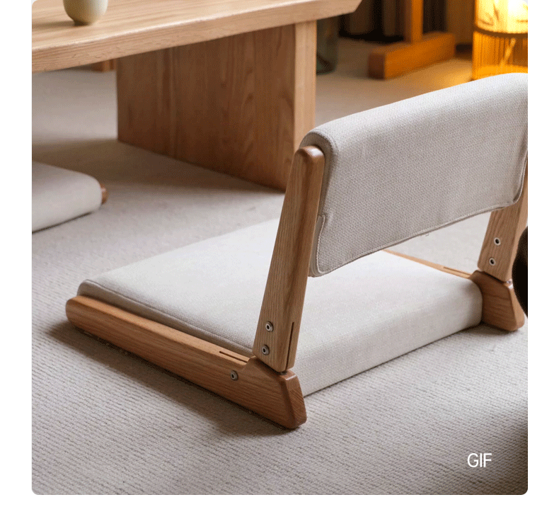 Premium Oak Solid Wood Foldable Low Chair - Comfortable & Portable Outdoor Lounge Chair for Camping, Beach, Picnic, and Backyard Relaxation
