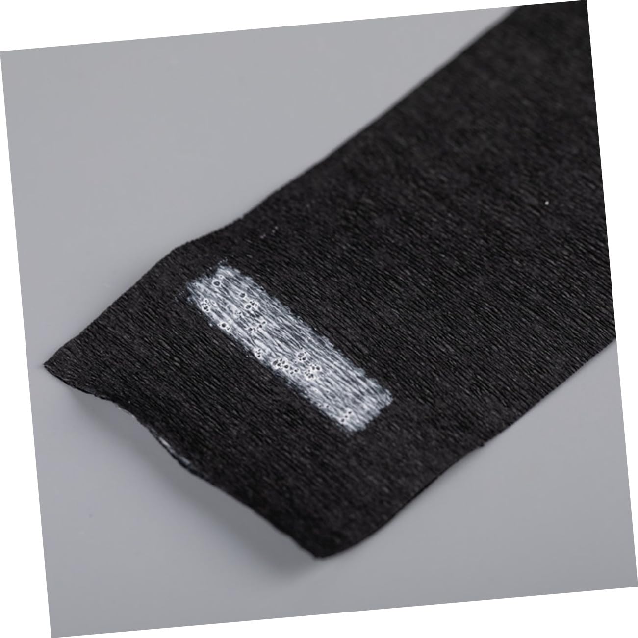 3 Rolls Stretchy Barber Neck Paper Strips - Black Non-Woven Haircut Neck Protection Bands for Barbershop & Salon Use | Ideal for Hair Cutting, Shaving & Styling Sessions