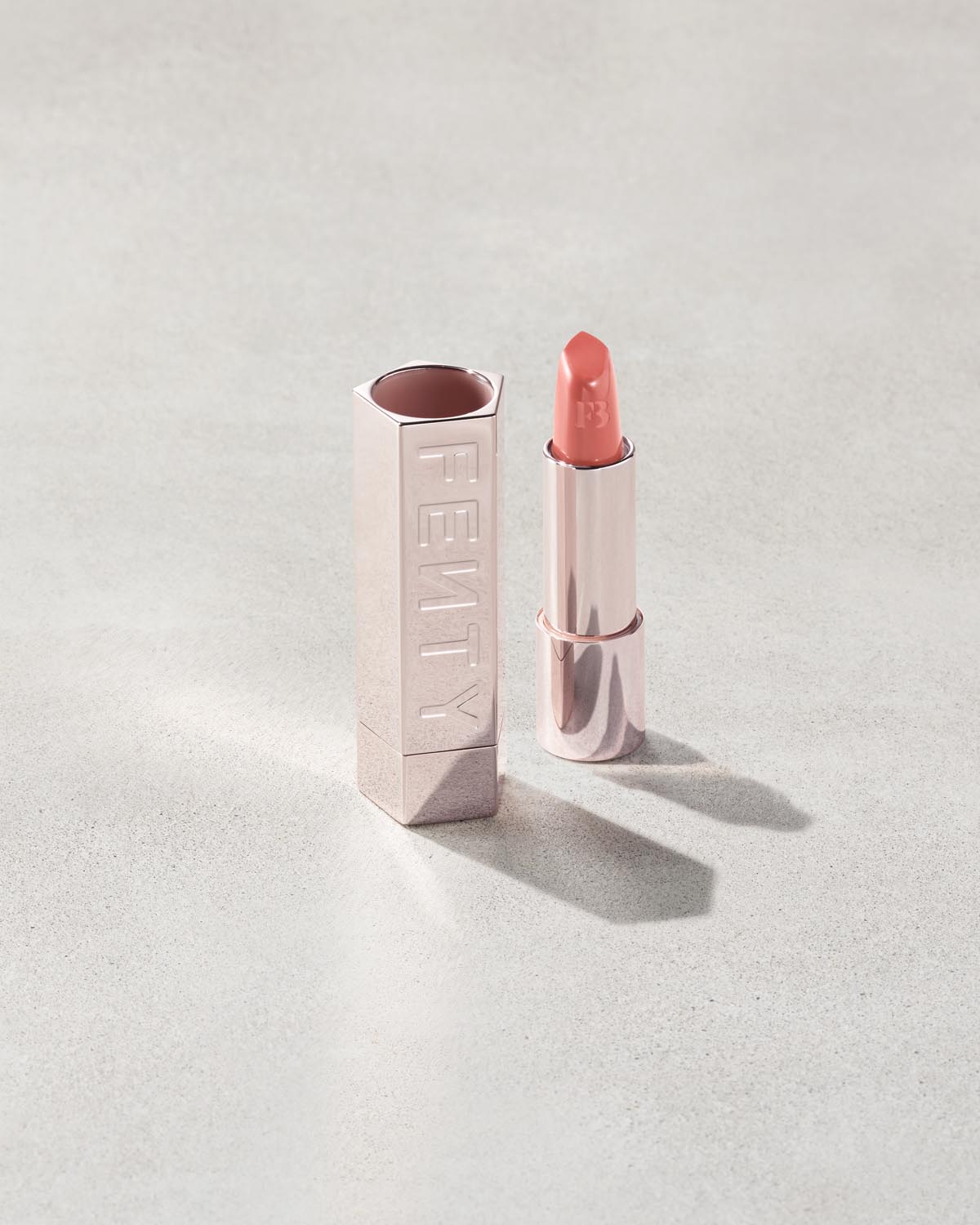 Fenty Icon The Fill Semi Matte Refillable Lipstick - Motha Luva | Long-Lasting Vegan Lip Color for Day & Night Wear | Perfect for Parties, Dates & Special Occasions