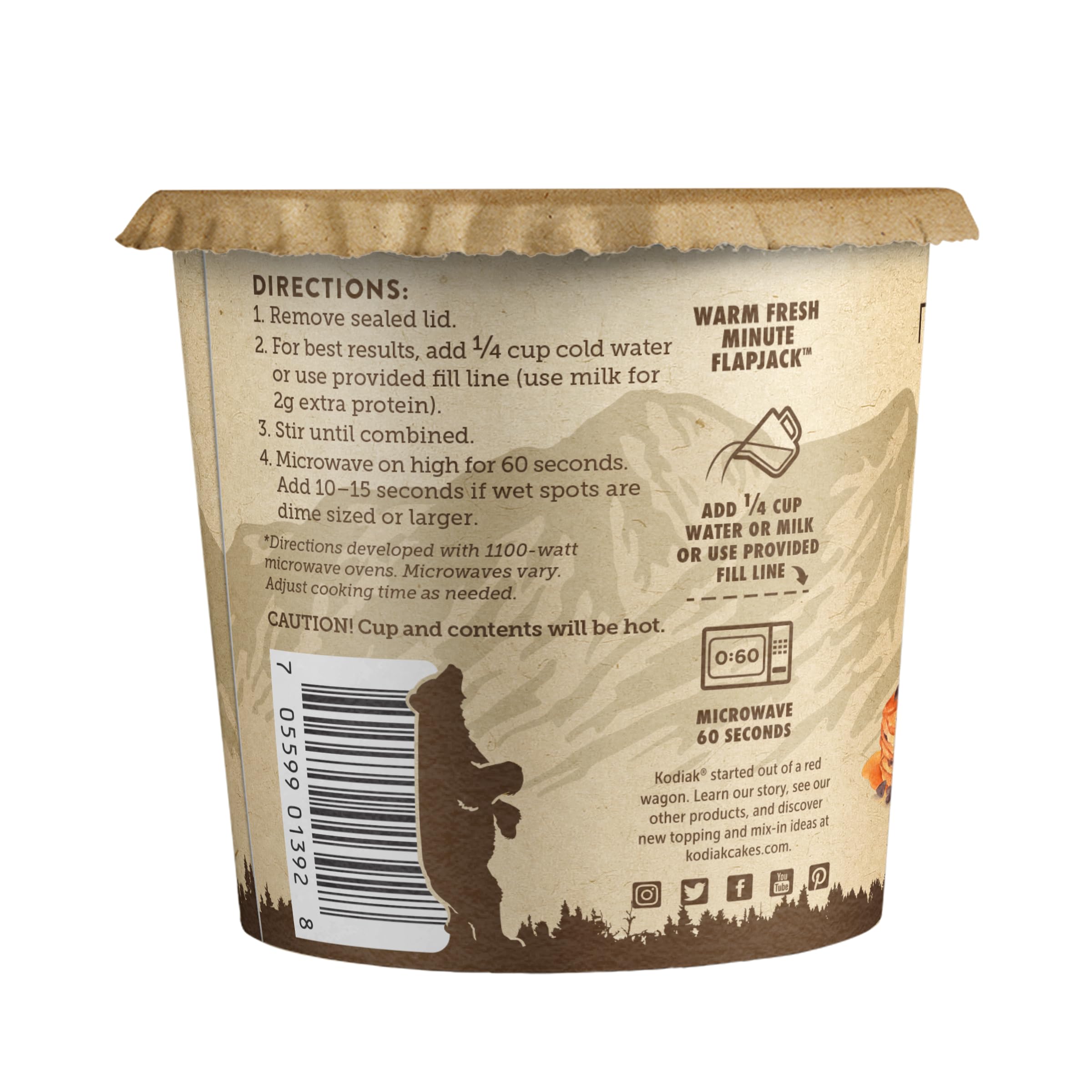 Kodiak Cakes Pancake On the Go - S'mores Flavor, 2.36 oz (Pack of 12) | Protein Packed Breakfast for Camping, Hiking & Quick Morning Meals