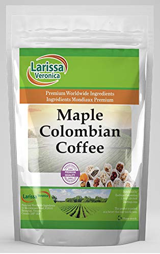 Premium Maple Colombian Coffee Beans - Gourmet Naturally Flavored Whole Bean Coffee (8 oz, 3-Pack) for Home Brewing, Office Use & Gift Giving