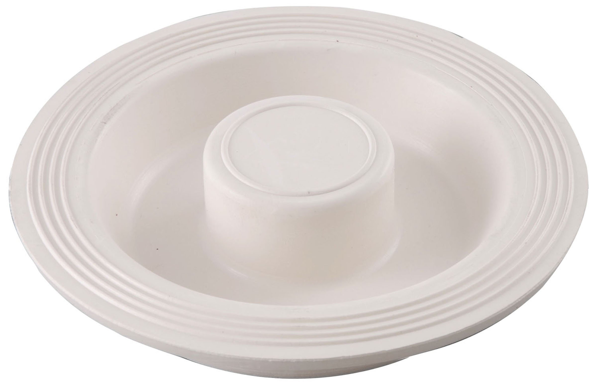 LDR Industries 501 5100 White Garbage Disposal Stopper - Durable Sink Plug for Kitchen Waste Disposal Units - Perfect for Home, Restaurant & Commercial Use