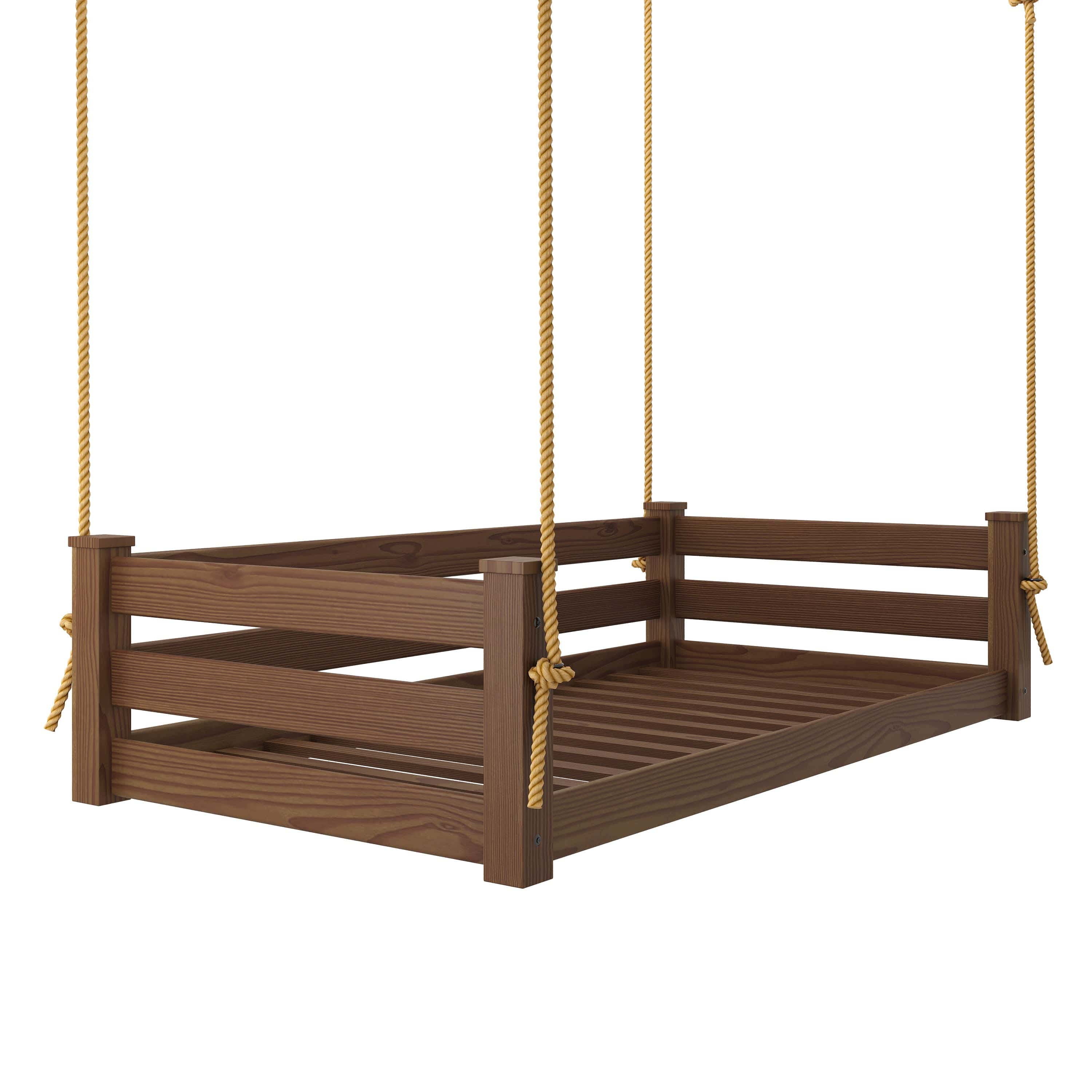 Keystone Amish Co. Hampton Twin Size Solid Wood Daybed with Swing - Perfect for Kids' Bedroom, Guest Room, or Cozy Reading Nook