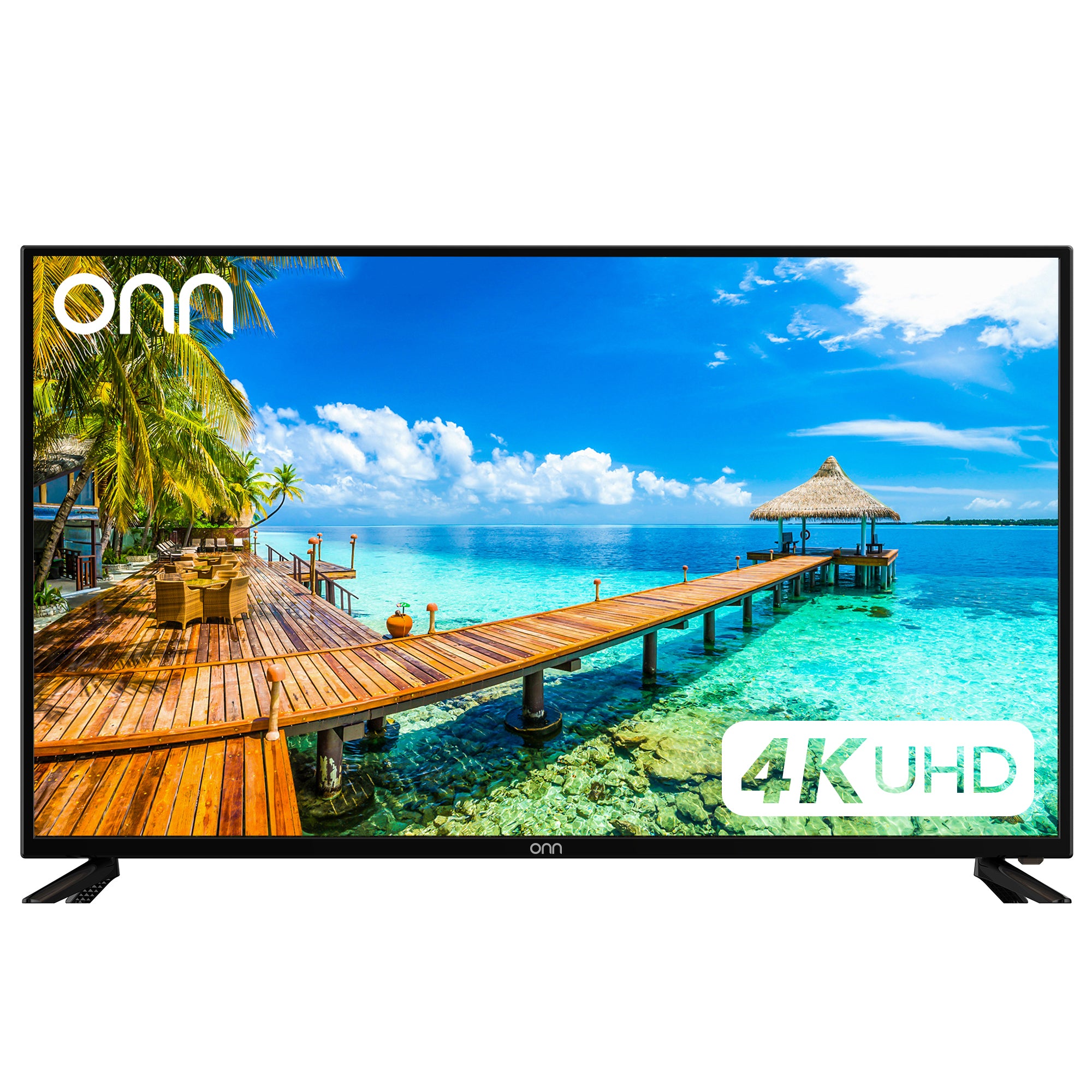 Onn. 50-Inch 4K Ultra HD Smart LED TV with HDR - Perfect for Home Theater & Gaming Entertainment
