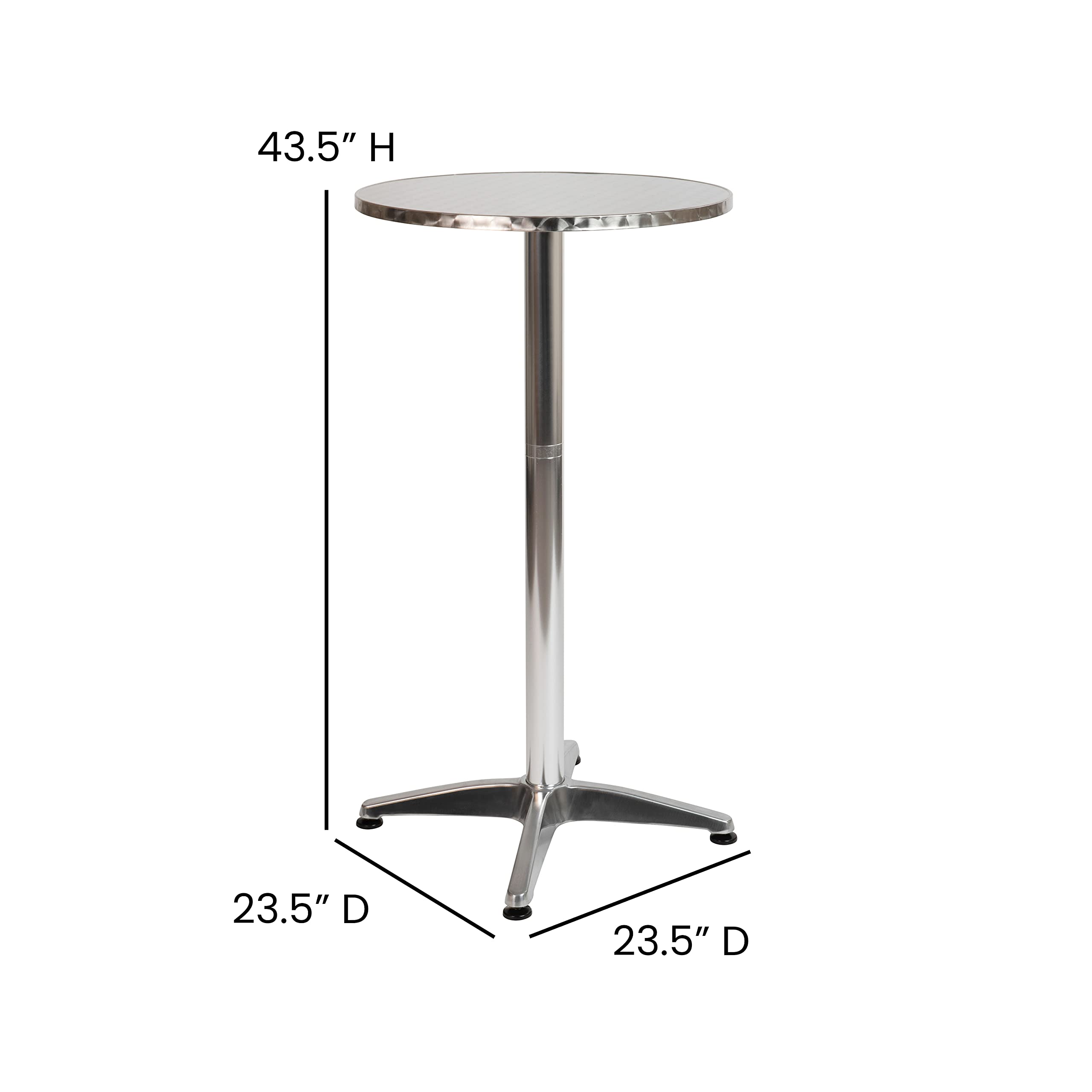 Aluminum Bar Table 23.5