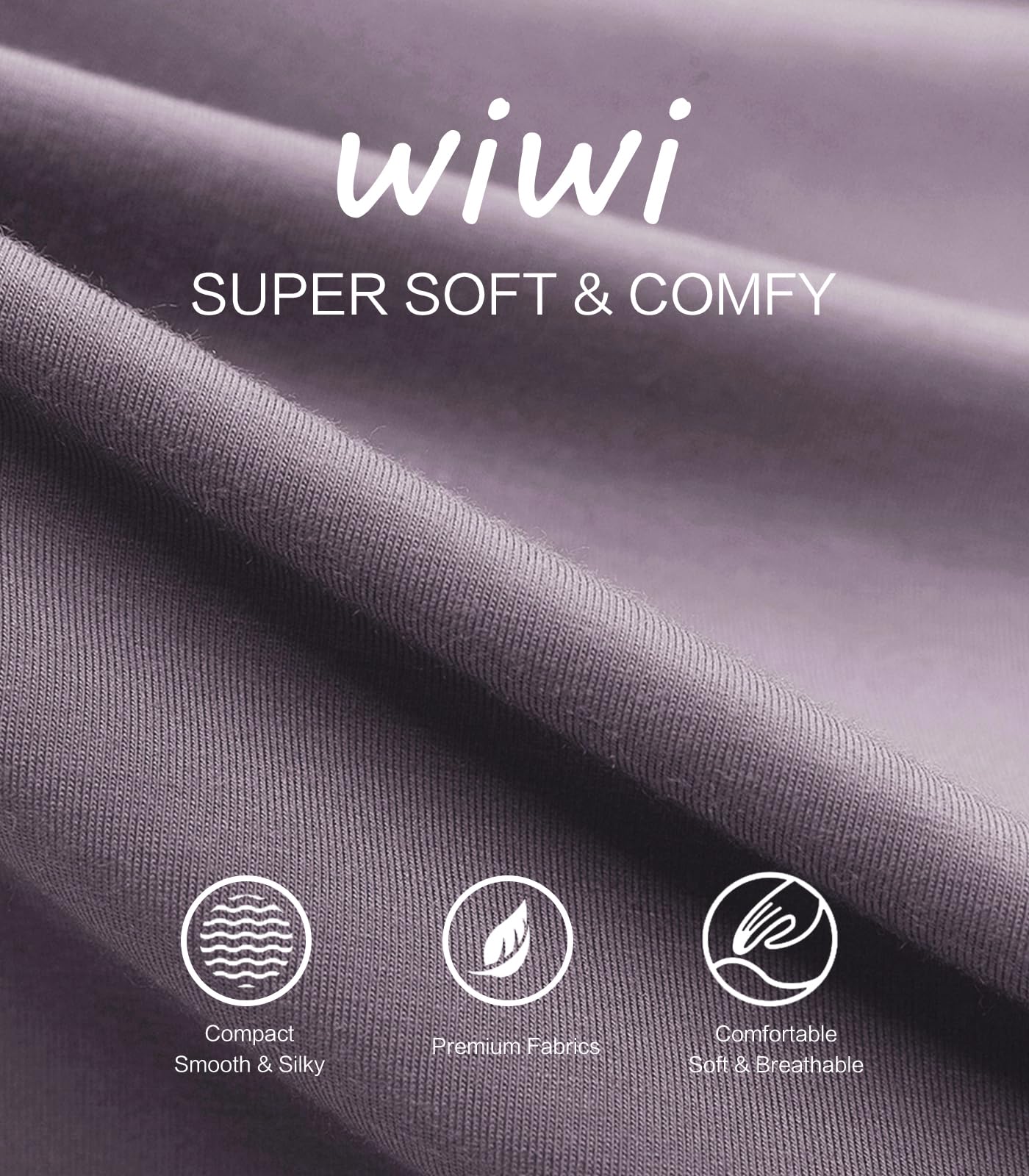 WiWi Bamboo Nightgowns for Women - Soft Long Sleeve Sleep Shirt & Comfy Loungewear - Plus Size S-4X - Perfect for Relaxing at Home, Sleeping & Lounging