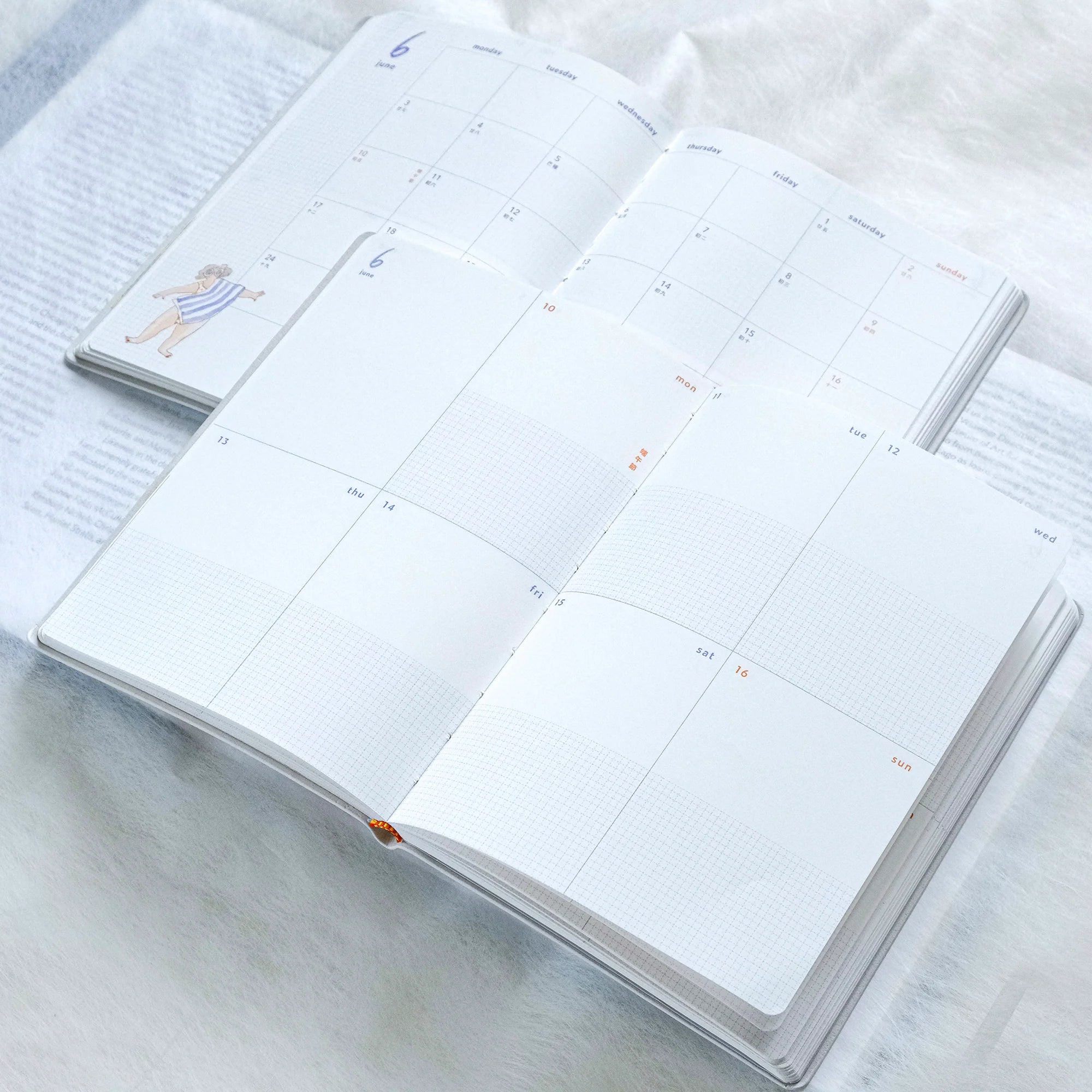 Dodolulu 2024 Weekly Planner (B6 Size) - Perfect for Organizing Schedules, Goals & Productivity | Ideal for Students, Professionals & Personal Use