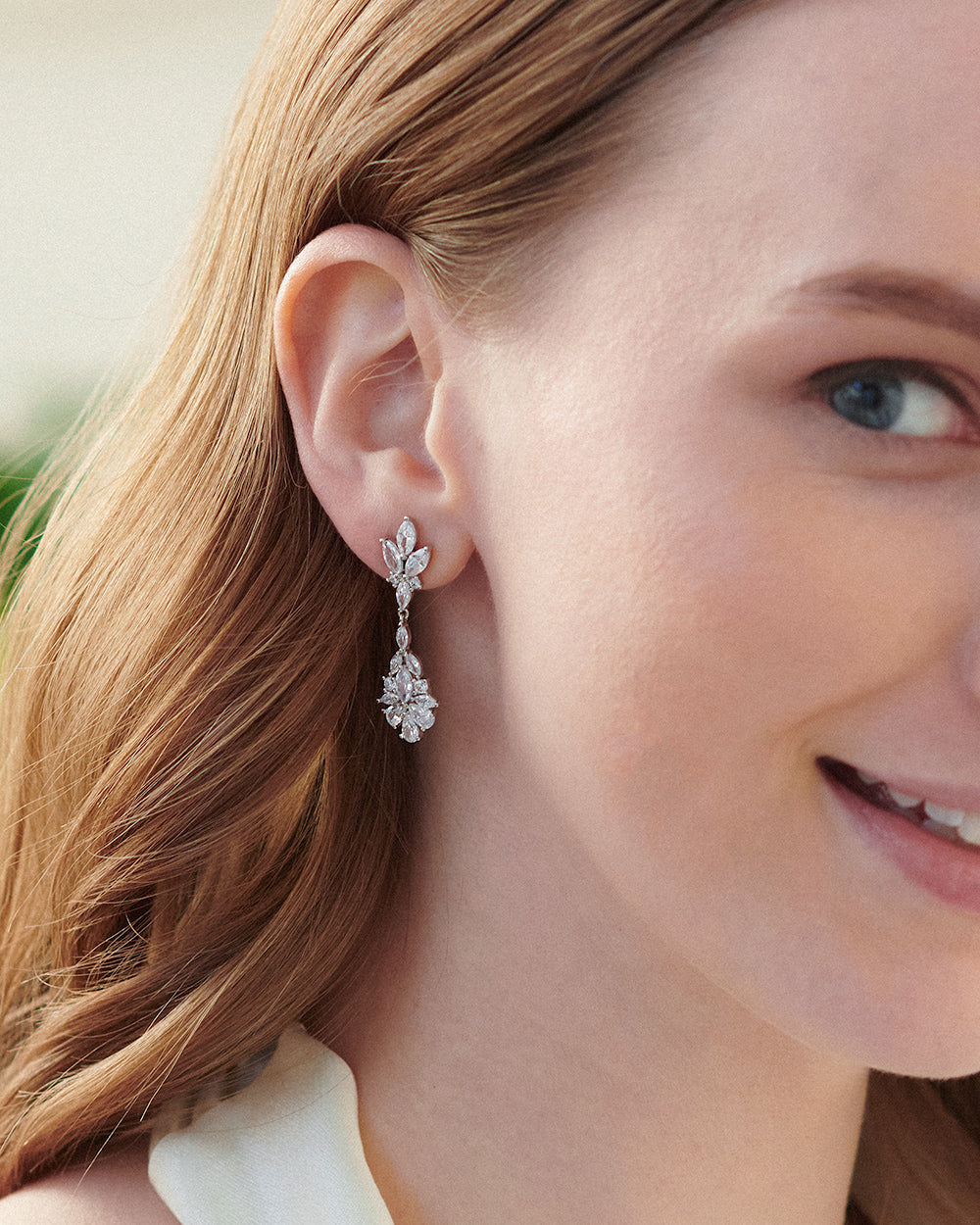 Paloma CZ Stud Earrings - Sparkling Cubic Zirconia Earrings for Women, Hypoallergenic & Elegant Jewelry Gift for Everyday Wear, Parties & Special Occasions