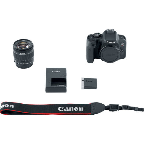 Canon EOS Rebel T7i/800D DSLR Camera with 18-55mm Lens Kit - Professional Photography for Beginners, Travel & Portrait Shooting (USA Version)