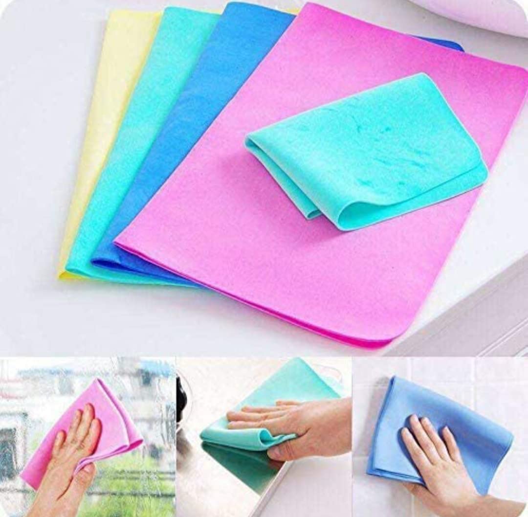 **HONESTUM Microfiber Cleaning Cloths - Super Absorbent, Reusable Magic Towels for Car Detailing, Kitchen & Home Cleaning (3-Pack) - Perfect for Dusting, Wiping & Polishing Surfaces**