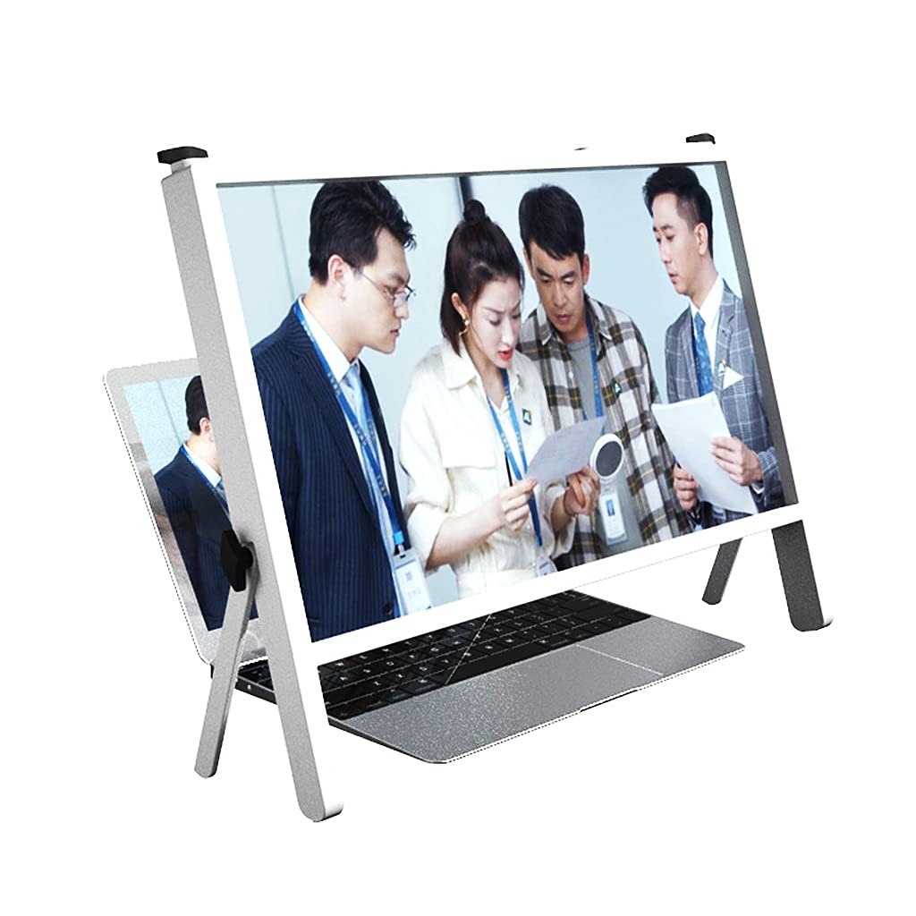 WSZGR Premium 3D Laptop Screen Magnifier - HD Screen Amplifier for Gaming & Movies, Phone & Computer Screen Enlarger with Magnifying Lens - Perfect for Seniors & Family Entertainment, Office Work & Home Theater