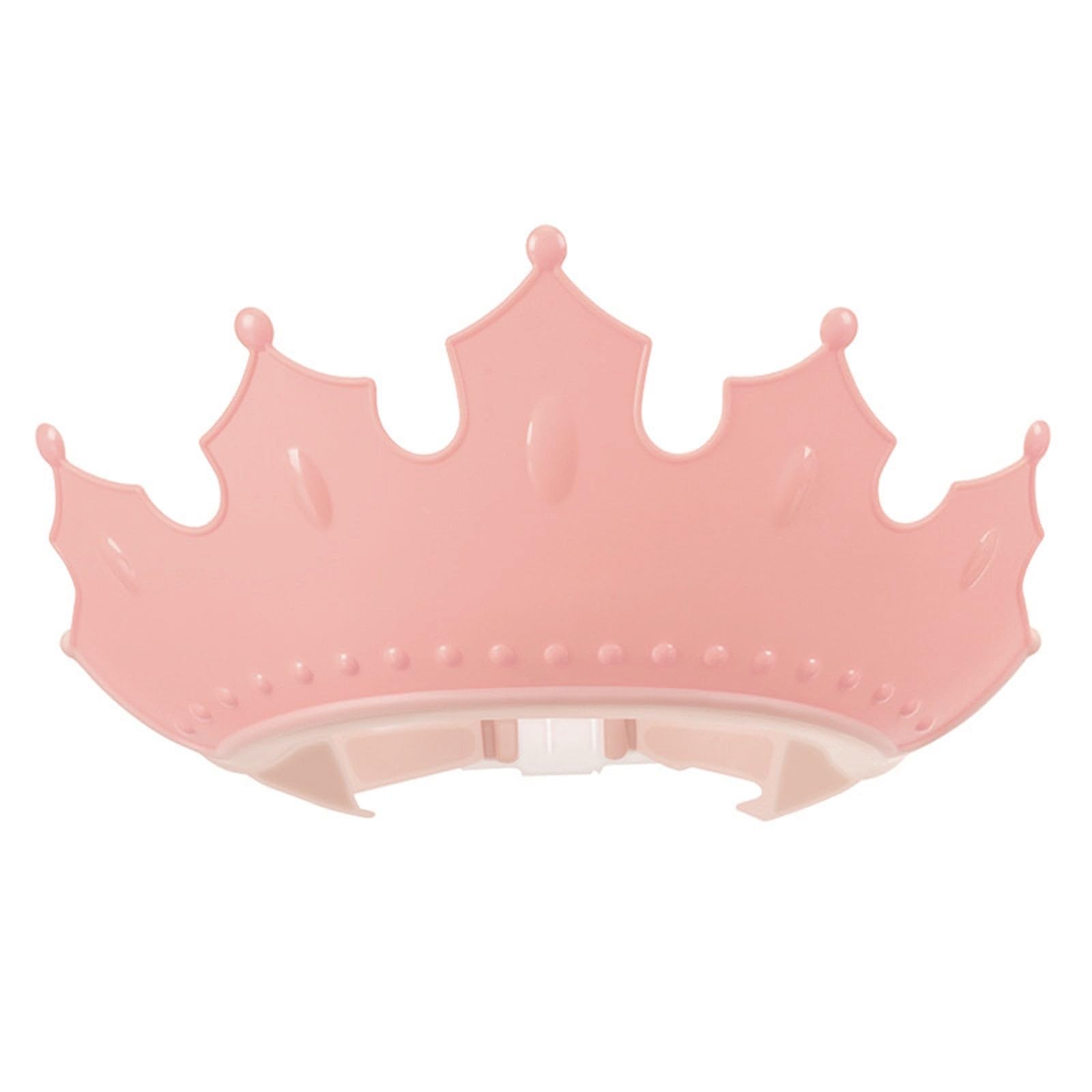 **Adjustable Baby Shower Cap with Crown - Waterproof Swim Cap for Kids & Babies - Eye, Ear & Head Protection for Bathing, Swimming & Hair Washing**