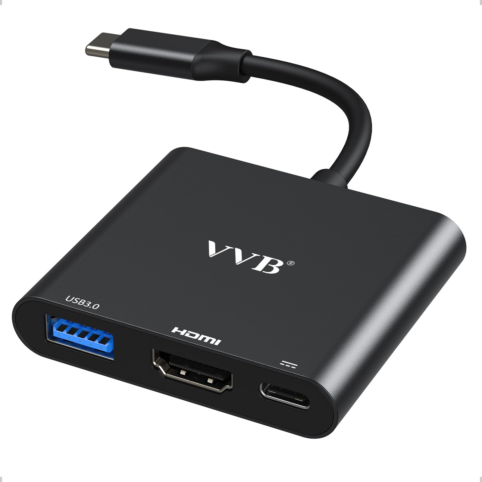 4K USB C to HDMI Adapter with USB 3.0 & PD Charging Port - Multi-Port Digital AV Converter for MacBook Pro/Air, iPad Pro/Air, Nintendo Switch & USB-C Devices - Perfect for Home Office, Gaming & Presentations