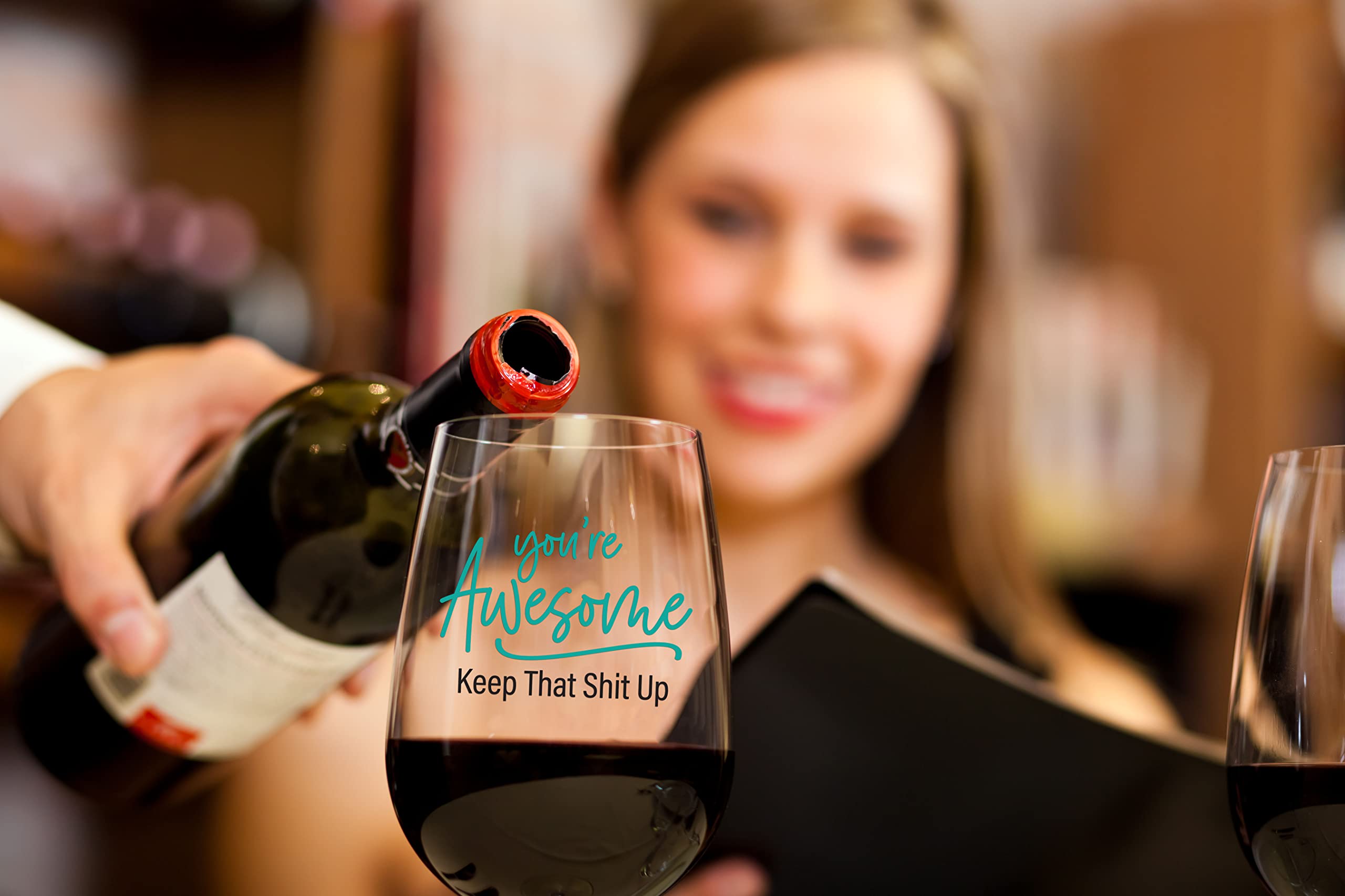 Funny Wine Glass for Women - 