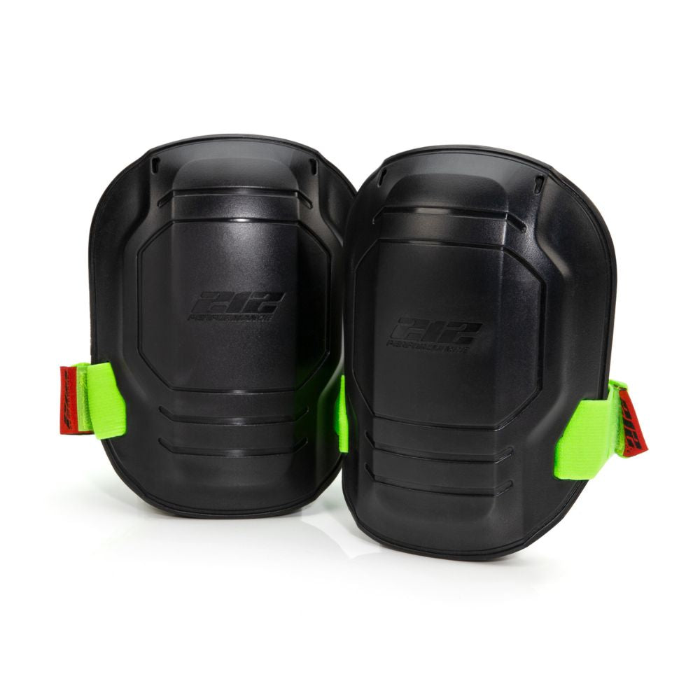 212 Performance FHSKP-05 Black 2-in-1 Foam Knee Pads with Removable Hard Shell - Protective Gear for Construction, Flooring, Gardening & DIY Projects