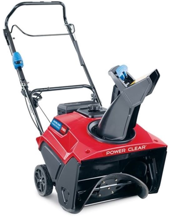 Toro 38756 721 QZE Power Clear Single Stage Electric Start Snow Thrower - Ideal for Clearing Driveways, Sidewalks, and Small Yards in Winter