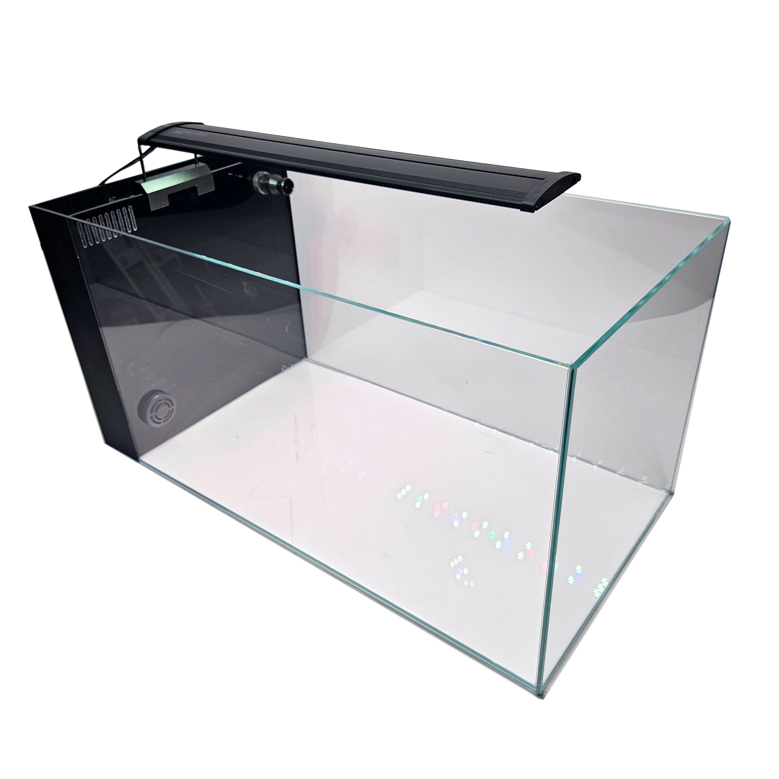 Lifegard Aquatics 14.26 Gallon Clear Glass Aquarium Fish Tank - Perfect for Home, Office, or Classroom Aquatic Displays