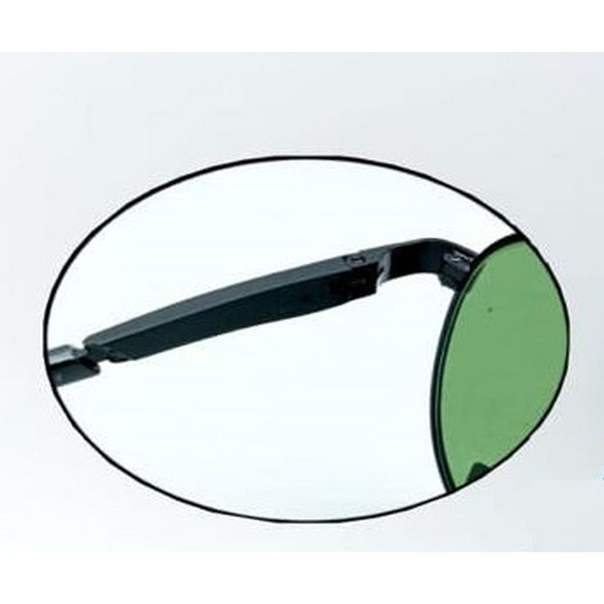 Stylish Black Sunglasses with Green Glass Lenses - UV Protection & Polarized for Outdoor Activities, Driving, and Beach Vacations