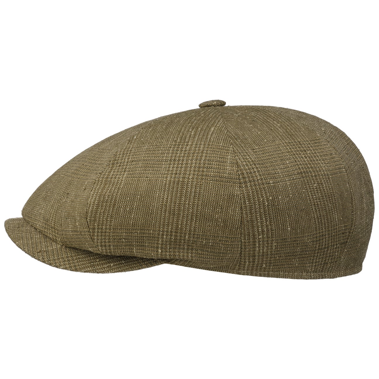 Stetson Eight Panel Tweed Cap for Men - Classic Vintage Newsboy Hat for Outdoor, Casual, and Formal Wear