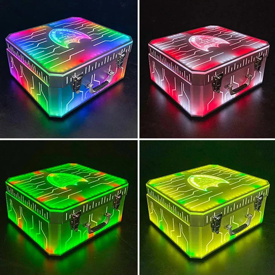 OEM Rechargeable Acrylic Champagne Bottle Display Case - 3/5 Ace of Spades VIP Bottle Holder with RGB Color Changing Lights | Perfect for Nightclubs, Bars, Wedding Receptions & Luxury Gift Presentations