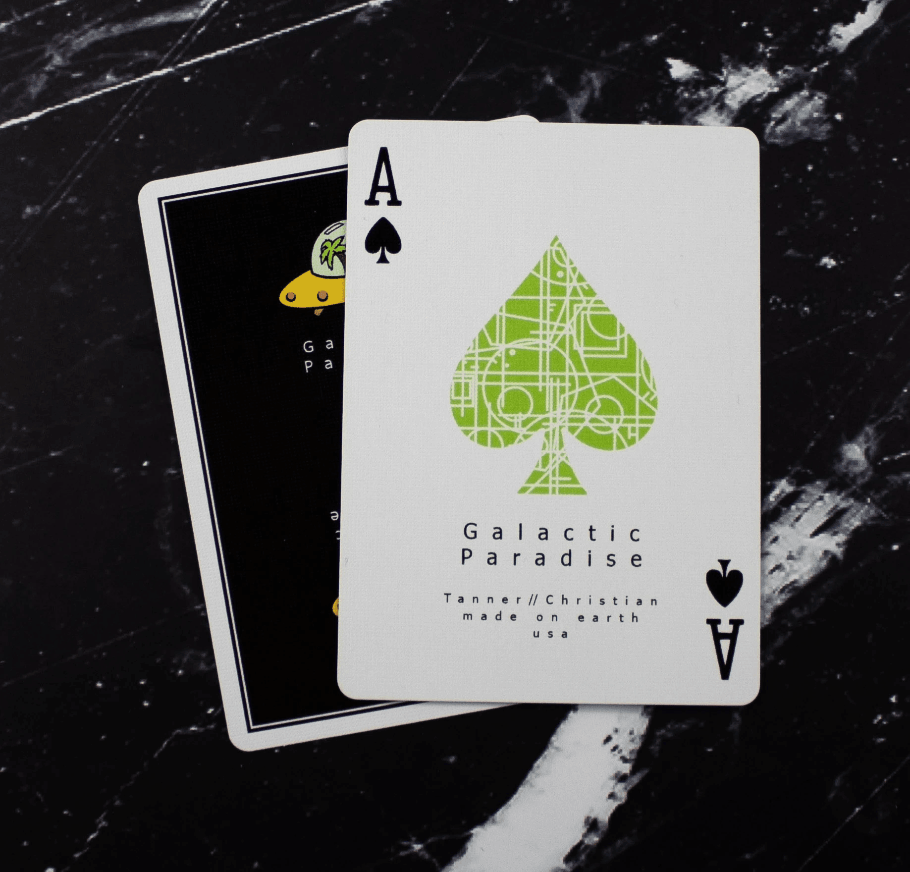 Galactic Paradise Playing Cards - Premium 54-Card Deck for Poker, Magic Tricks & Card Games | Perfect for Parties, Travel & Family Game Nights