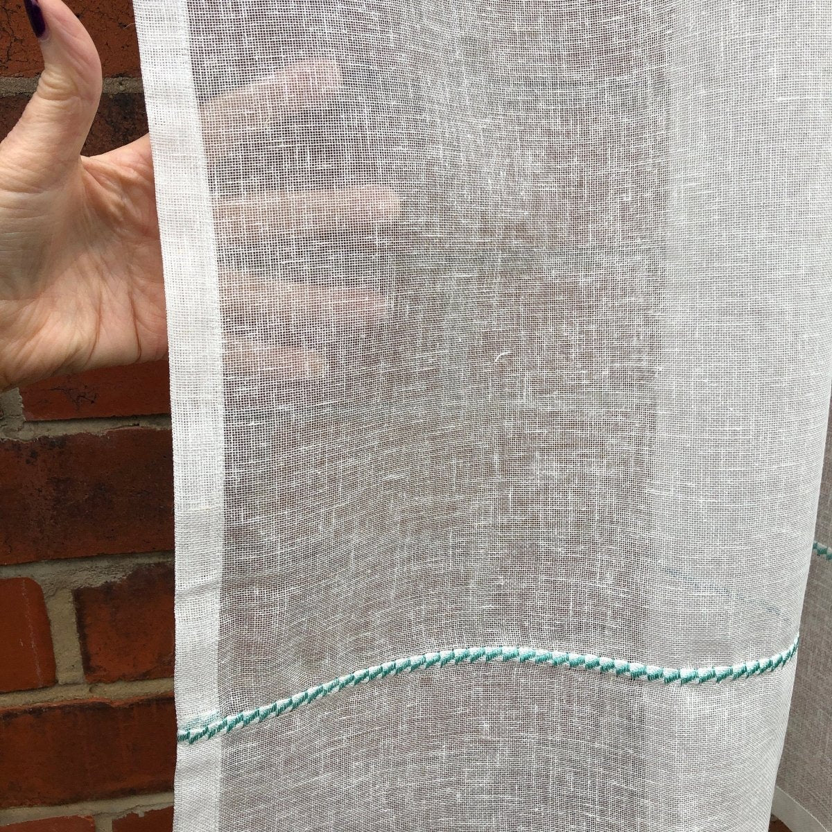 Sheer Ivory Kitchen Curtains for Windows - Elegant Cafe Style Drapes for Home, Diner & Restaurant Decor