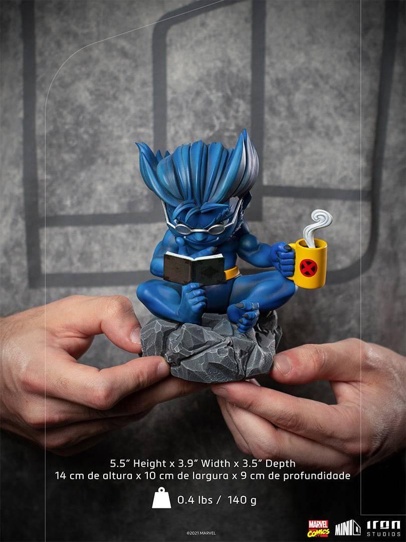 Iron Studios X-Men Beast MiniCo Collectible Figure - Perfect for Marvel Fans, Display & Comic Book Collections
