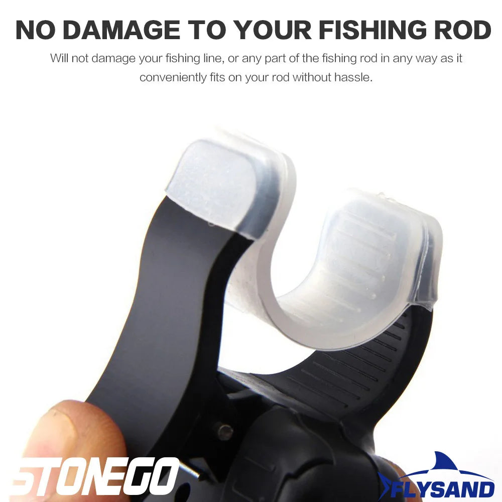 Electronic Fishing Rod Alarm with Loud Buzzer & LED Lights - Bite Alert System for Night Fishing & Ice Fishing Gear