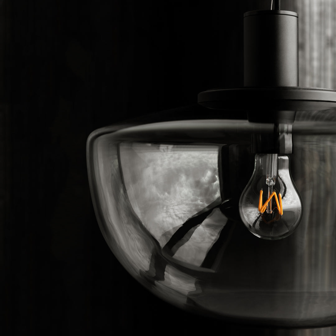 Norm Architects Bank Pendant Light - Modern Scandinavian Minimalist Hanging Lamp for Dining Room, Kitchen Island & Living Room Decor