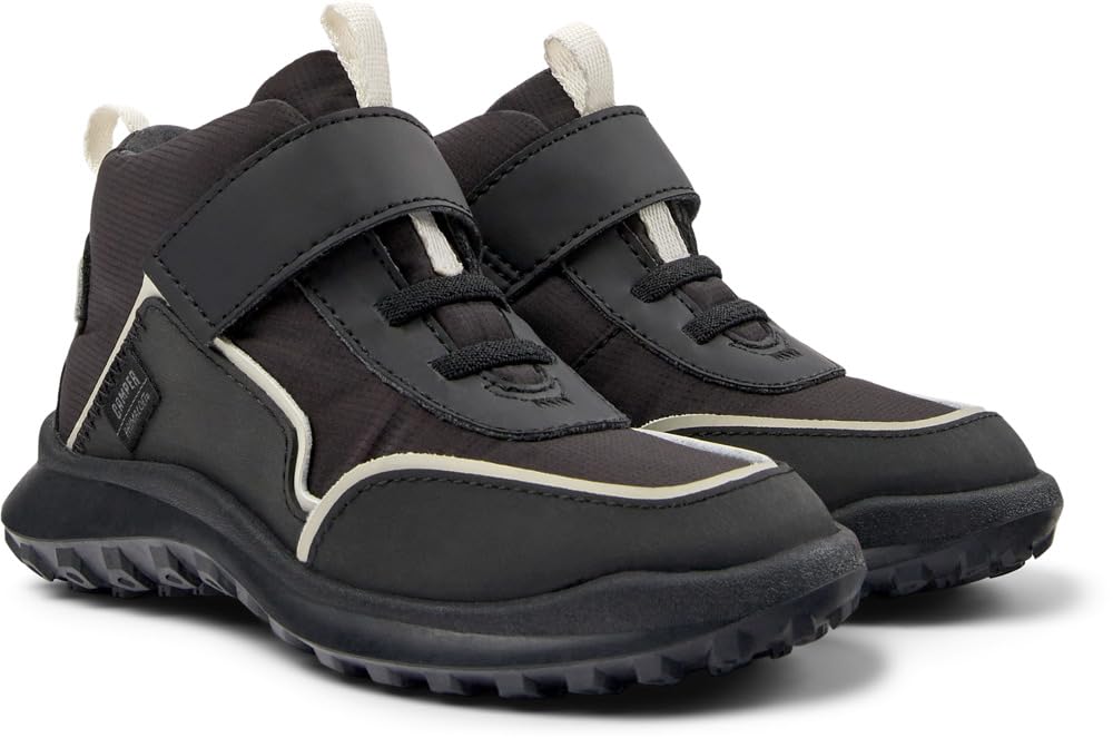 **CRCLR Kids Ankle Boots for Boys & Girls - Black Unisex Hiking Shoes Size 6 US - Comfortable & Durable for Outdoor Play, School & Daily Wear**