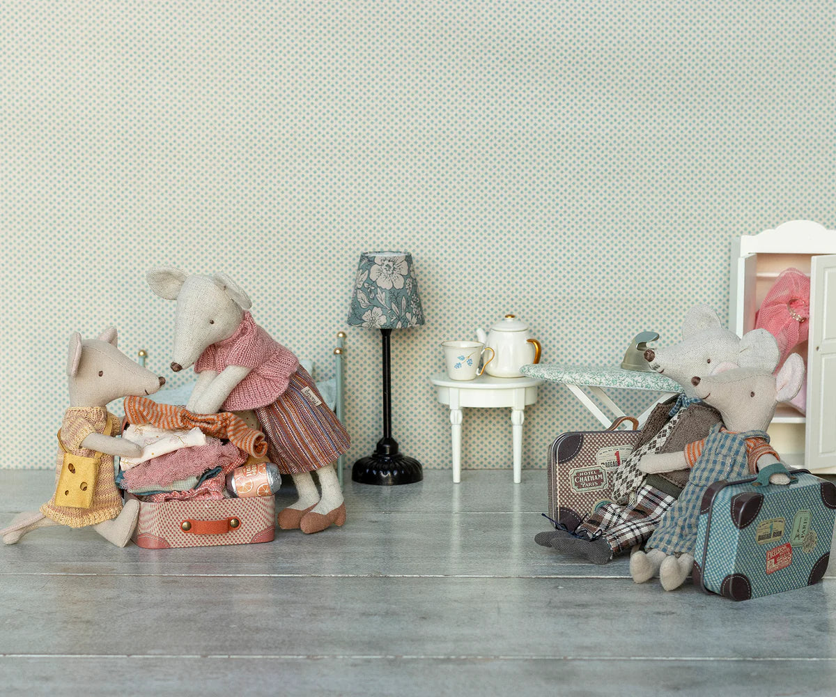Maileg Big Brother Mouse Plush Toy with Overalls & Shirt - Adorable Travel Companion for Kids' Suitcase Play & Gift Ideas