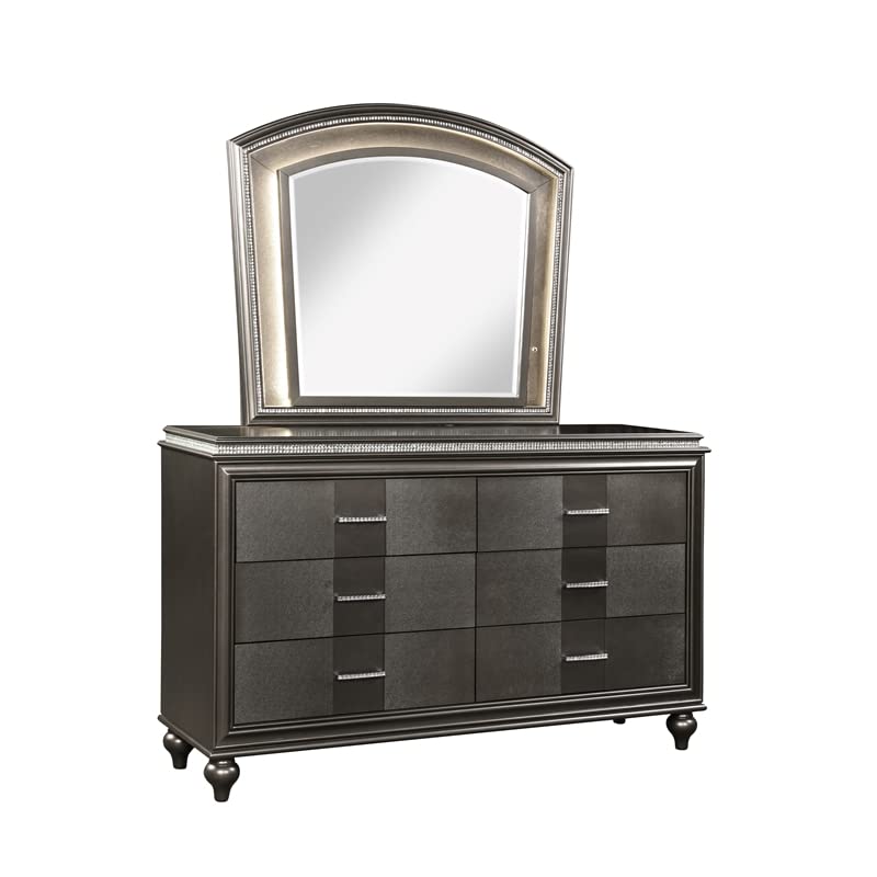 Galaxy Home Furnishings Ginger Mirror - Full Length Wall Mirror with Vintage Frame for Bedroom, Living Room, Entryway Decor | Elegant Home Accent for Vanity & Dressing Area