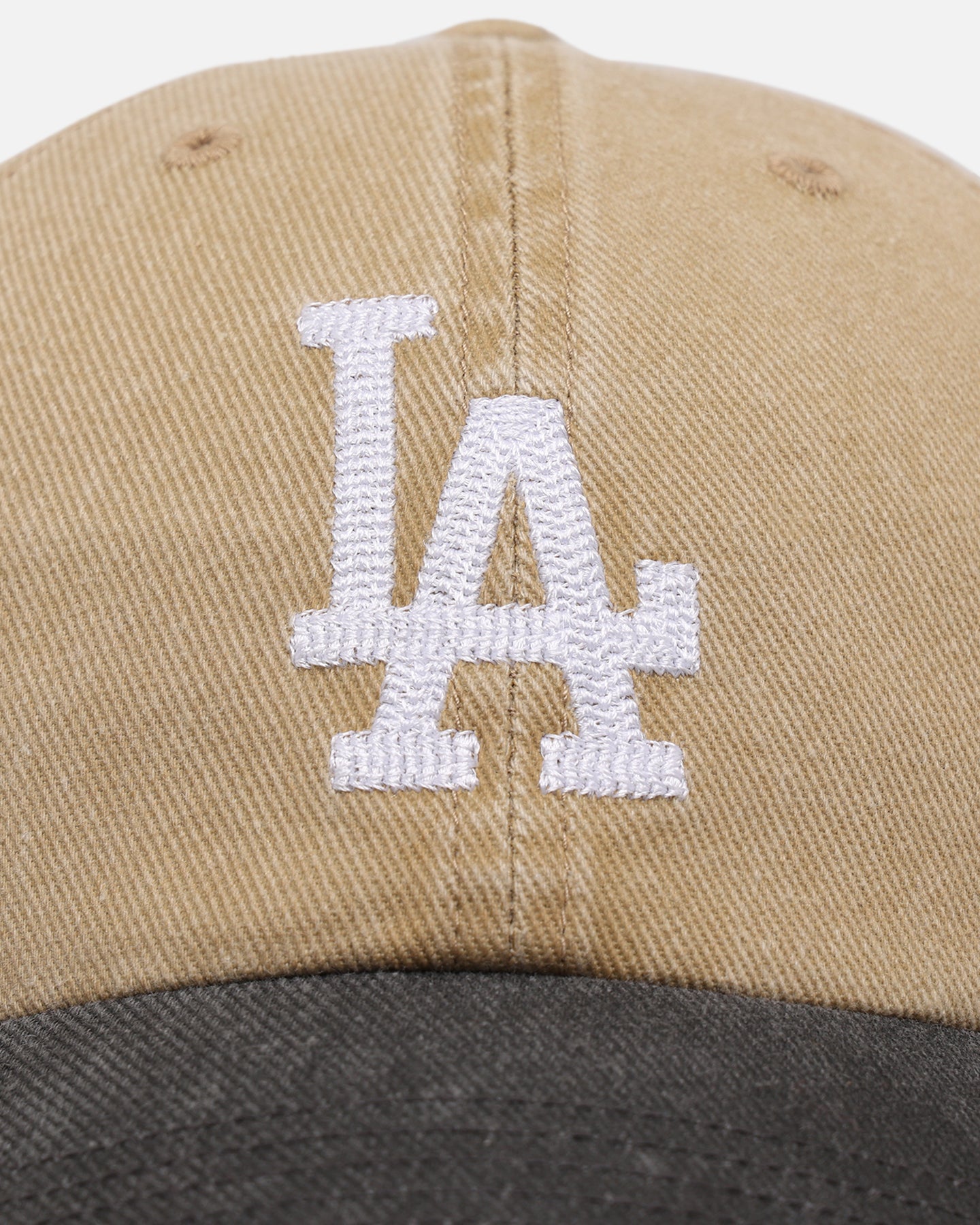 47 Brand Los Angeles Dodgers Apollo Chain Clean Up Strapback Hat - Adjustable Khaki Baseball Cap for Men & Women - Perfect for Sports, Casual Wear & Dodgers Fan Gifts
