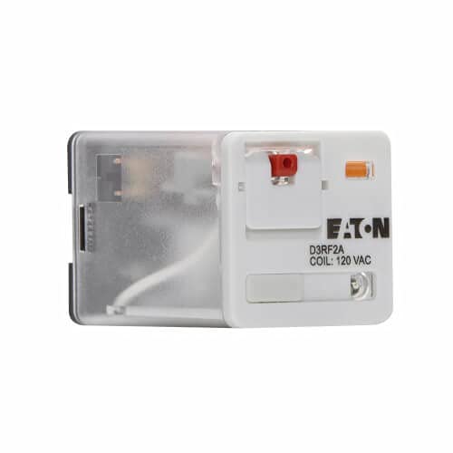 Eaton General Purpose Ice Cube Relay, 8-Pin DPDT, 2P (120V, 10A) - Heavy Duty Electrical Control for HVAC, Industrial Machinery & Automation Systems