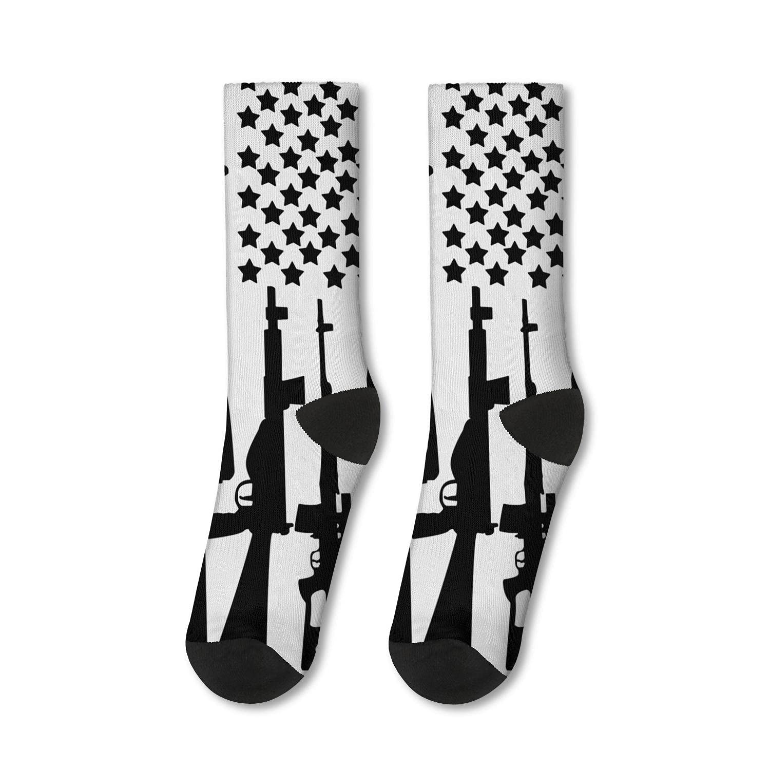 Comfortable High Ankle Crew Socks for Men & Women - Breathable Sports Socks with Cute & Funny Designs - Perfect Gift for Athletes, Gym Enthusiasts & Casual Wear