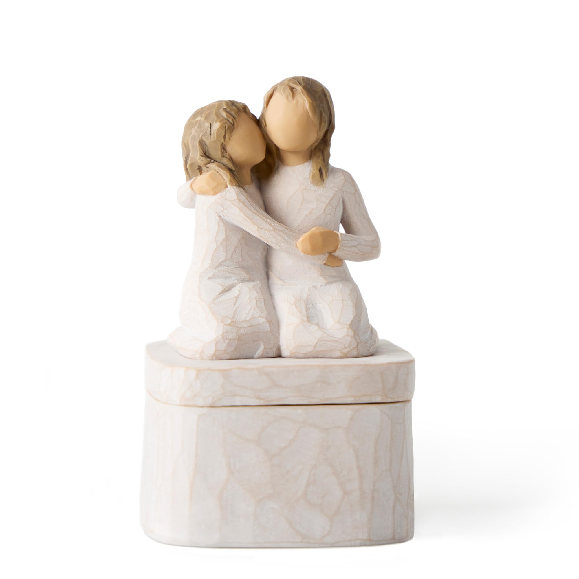 Willow Tree Sister Mine Keepsake Box - Handcrafted Sculpted & Hand-Painted Memory Box for Sisters | Perfect Gift for Birthdays, Anniversaries & Special Occasions