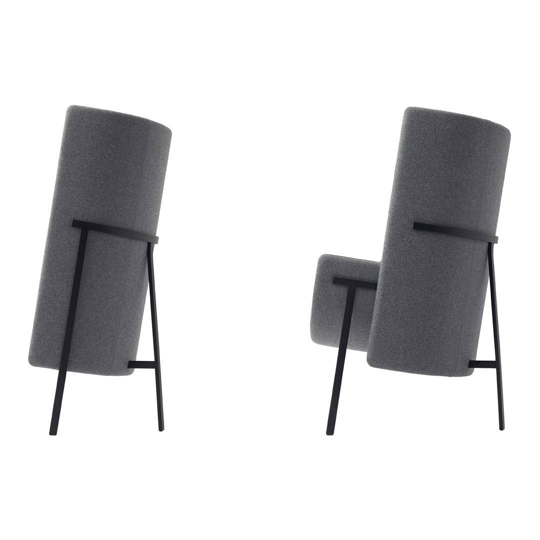 Kite Highback Lounge Chair - Narrow & Comfortable Outdoor Patio Furniture for Relaxing in Backyard, Poolside or Beach
