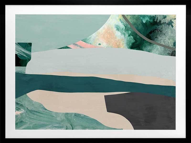 Deep Dive I Framed Art Print - Ocean Themed Wall Decor for Living Room, Bedroom & Office - Modern Canvas Painting for Home & Office Decor