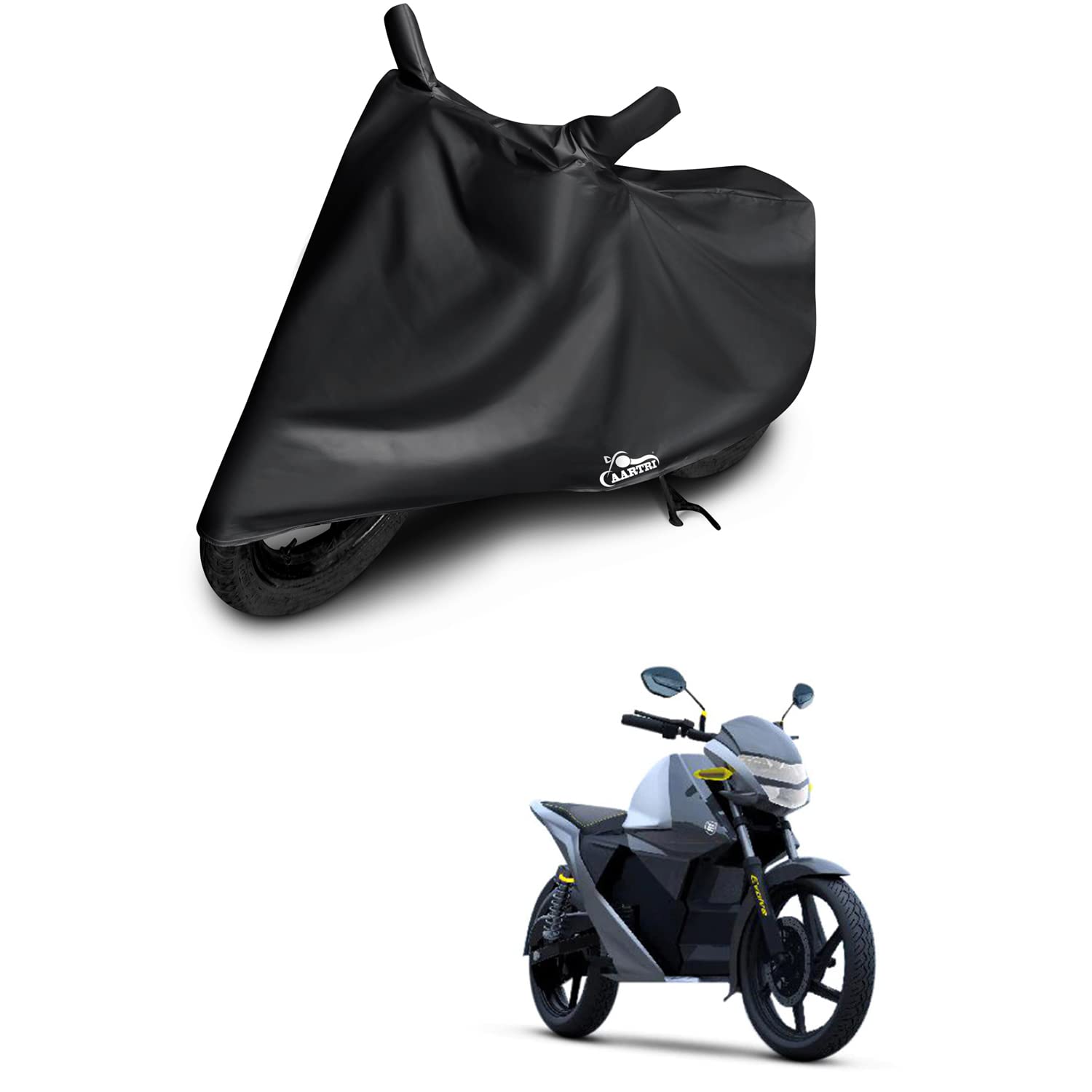 Earth Energy EV Evolve Z 2022 (BS-2,3,4,6) Car Body Cover - Waterproof, UV Protection, Dustproof - Black - Perfect for Outdoor Parking & Long-Term Vehicle Storage
