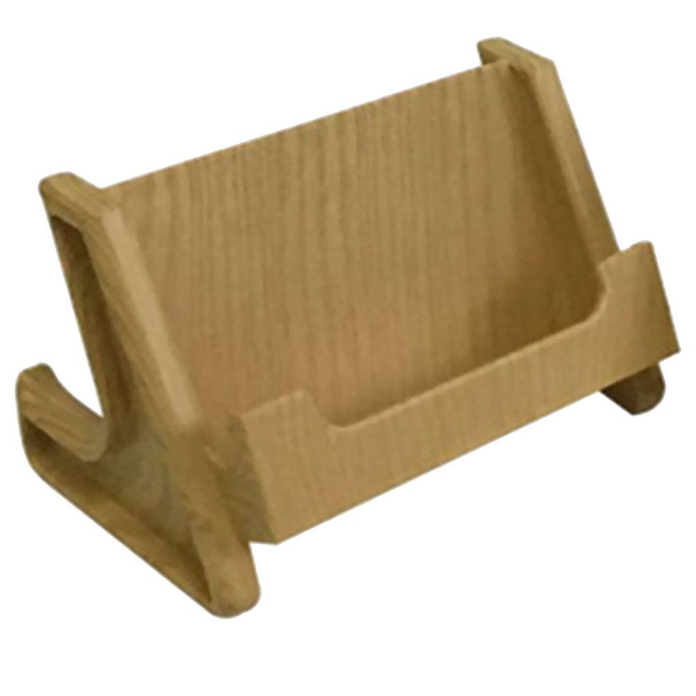 Bamboo Watch Holder Stand with Perforated Base - Wooden Phone & Watch Display Rack for Desk Decor - Perfect for Organizing Smartphones and Watches in Office or Bedroom