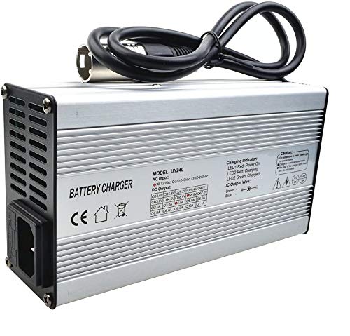 58.8V 4A Li-ion Battery Charger for E-Bike, Boat, Motorcycle - 51.8V/50V/52V 14S Lithium Charger with XLR Connector - Perfect for Outdoor Adventures & Long-Distance Travel
