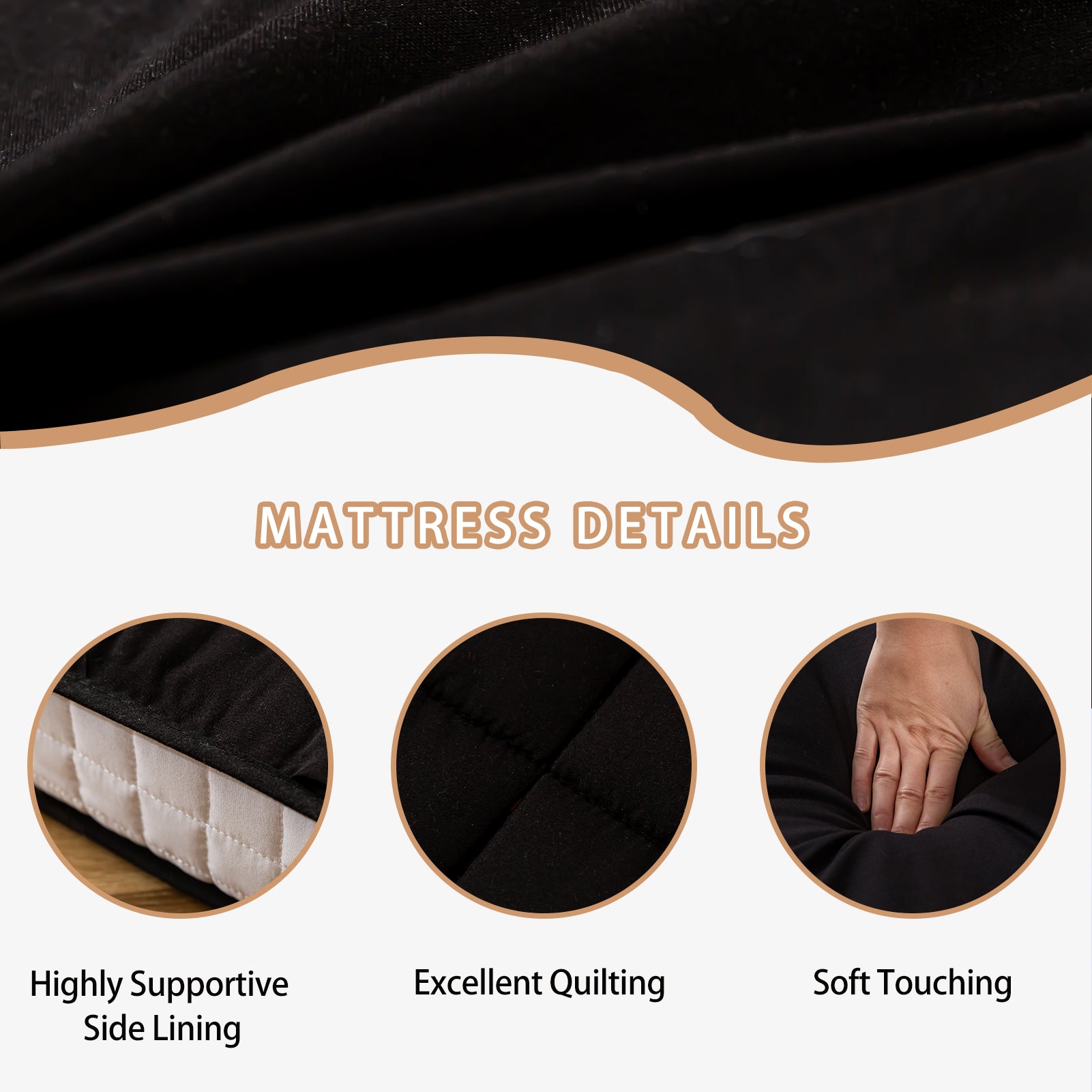 MAXYOYO 32 x 75 Inch Cot Size Futon Mattress - Foldable Floor Mattress, Tatami Mat for Guest Bed, Camping & Home Decor | Comfortable & Space-Saving Sleeping Solution