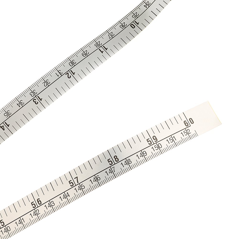 Wintape 60 Inch Left to Right Adhesive Backed Workbench Ruler - Self Stick Measuring Tape for Woodworking, DIY Projects, and Crafting (150cm) - Perfect for Carpentry, Sewing, and Home Improvement
