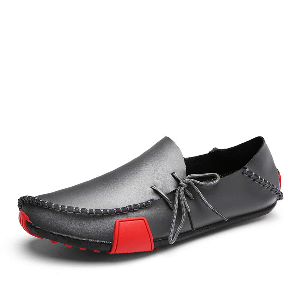 Men's Vintage Leather Driving Loafers - Comfortable Casual Moccasin Shoes for Business & Walking | Perfect for Office, Travel & Everyday Wear