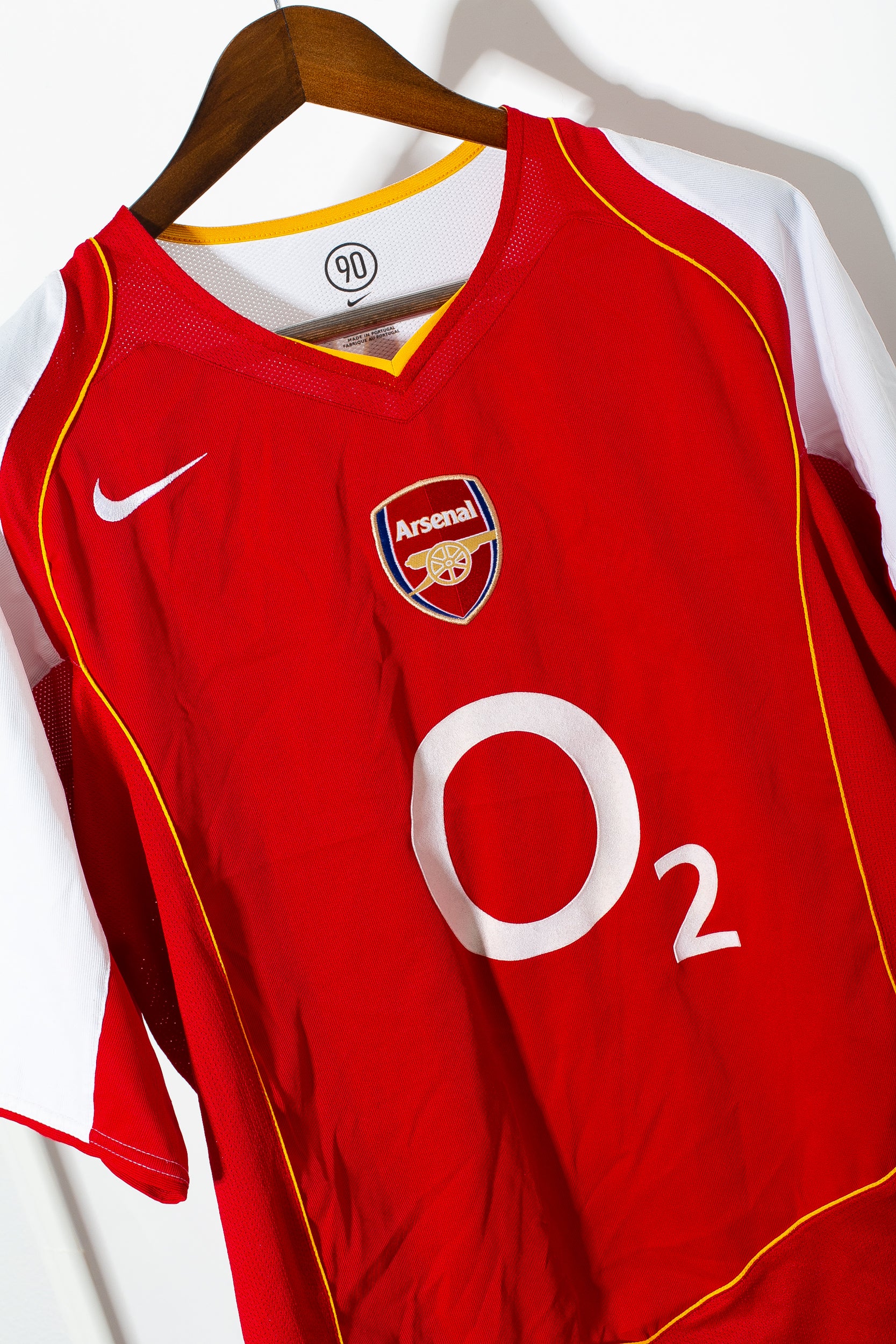2004 Arsenal Home Jersey #14 Thierry Henry (Large) - Authentic Soccer Shirt for Fans & Collectors - Perfect for Matchdays & Memorabilia Display