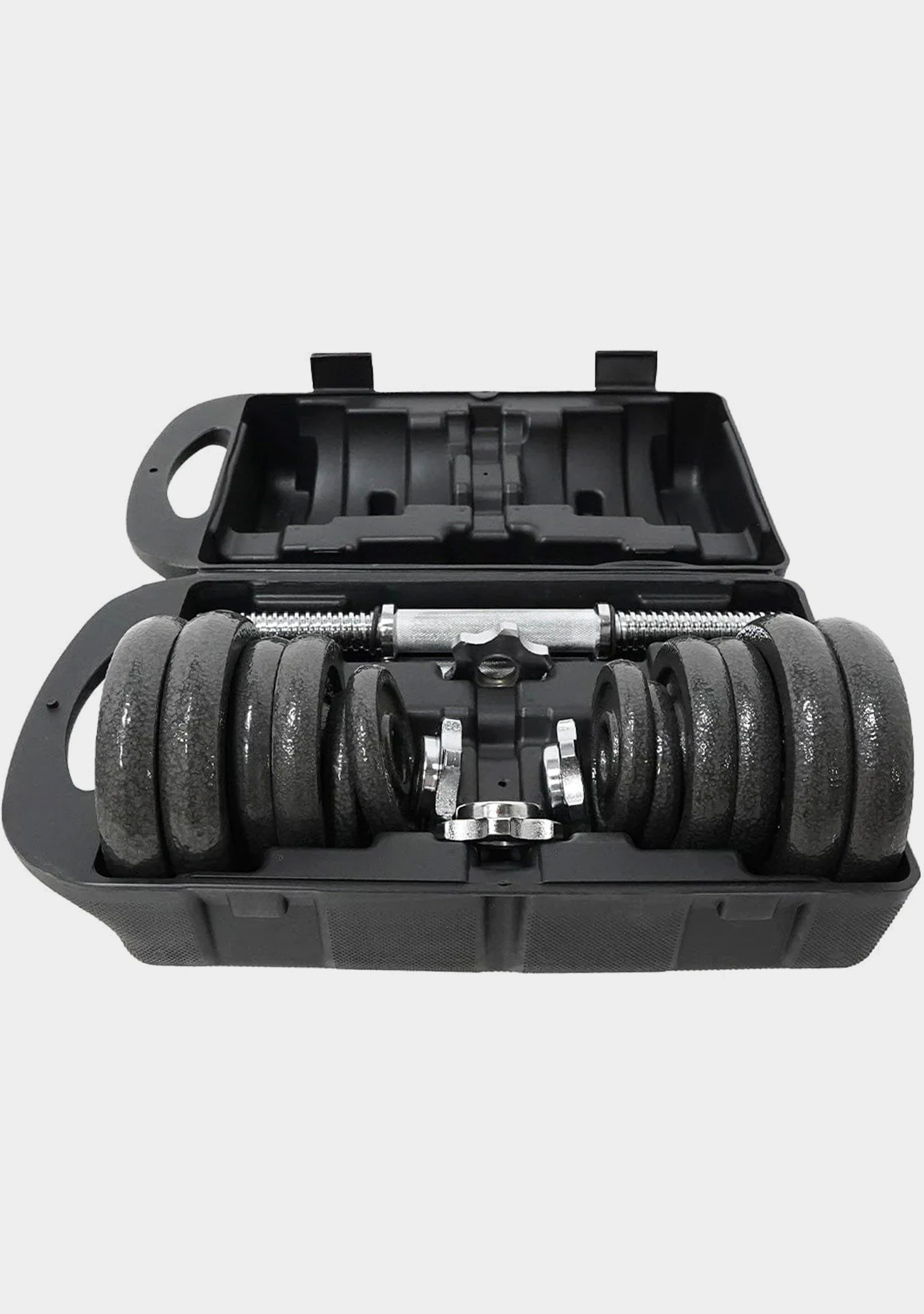 20Kg Cast Iron Dumbbell Set for Strength Training - Home Gym Equipment for Weight Lifting, Muscle Building & Fitness Workouts (Perfect for Home Gym, CrossFit & Personal Training)